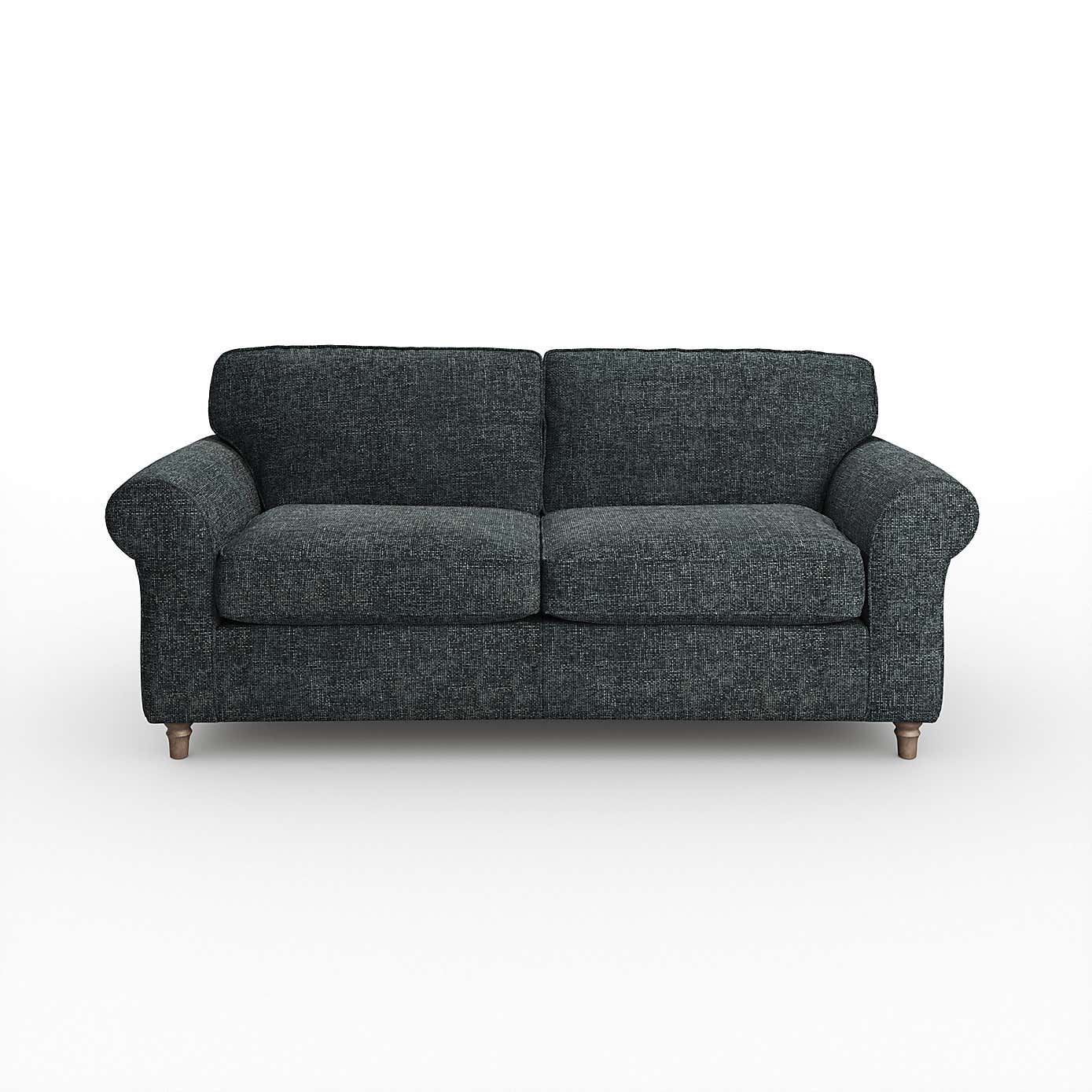 Flori 3 Seater Sofa, Chunky Chenille