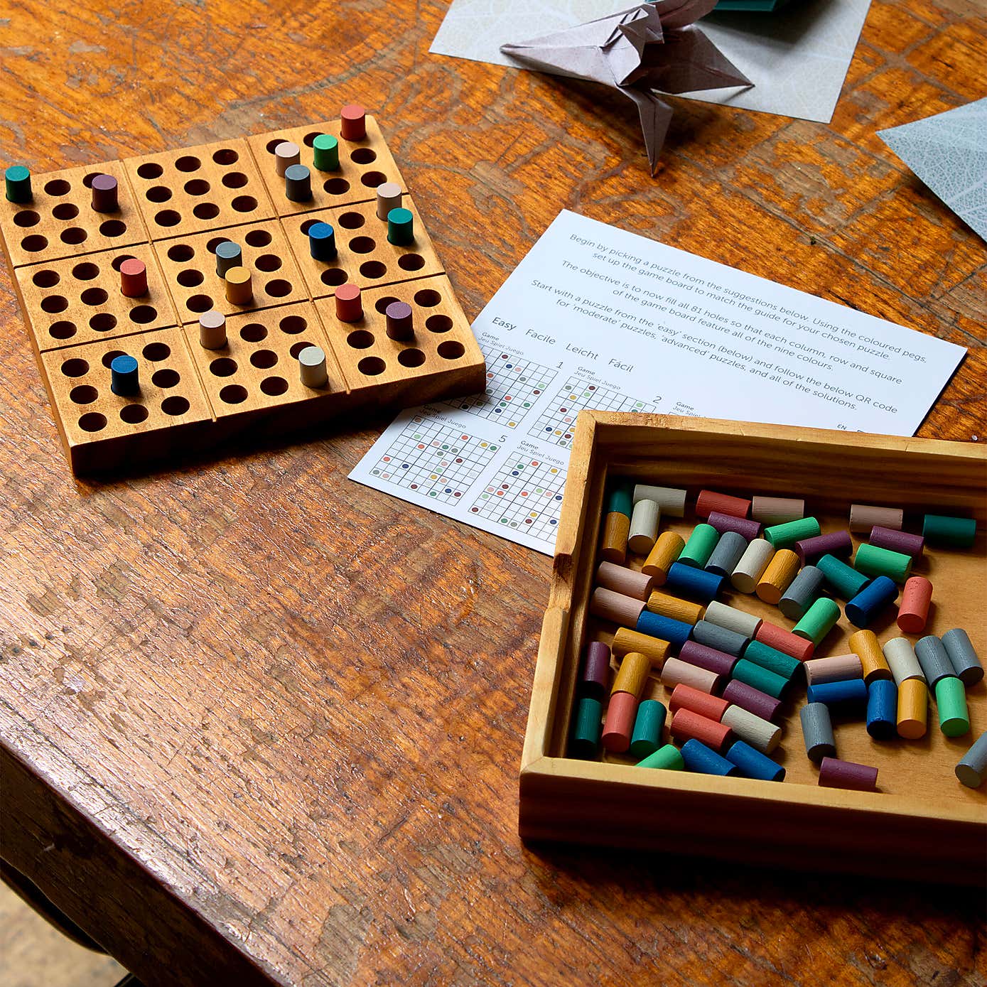 Luckies Peace Of Mind Wooden Sudoku Game