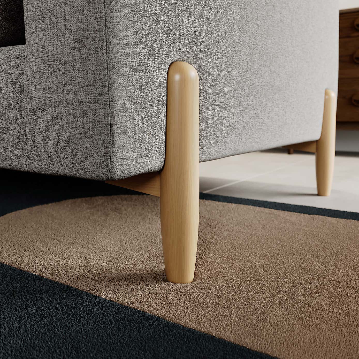 Apollo Soft Texture Snuggle Sofa