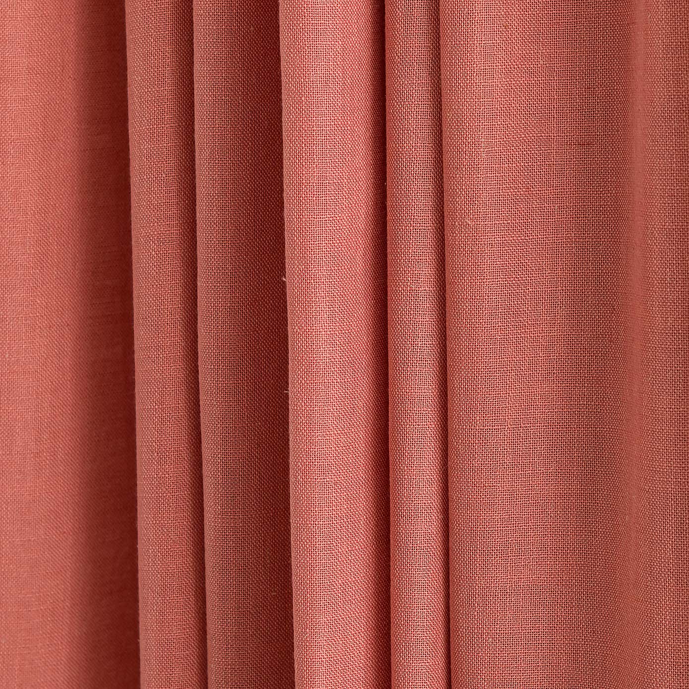Touch of Linen Unlined Tab Top Curtains