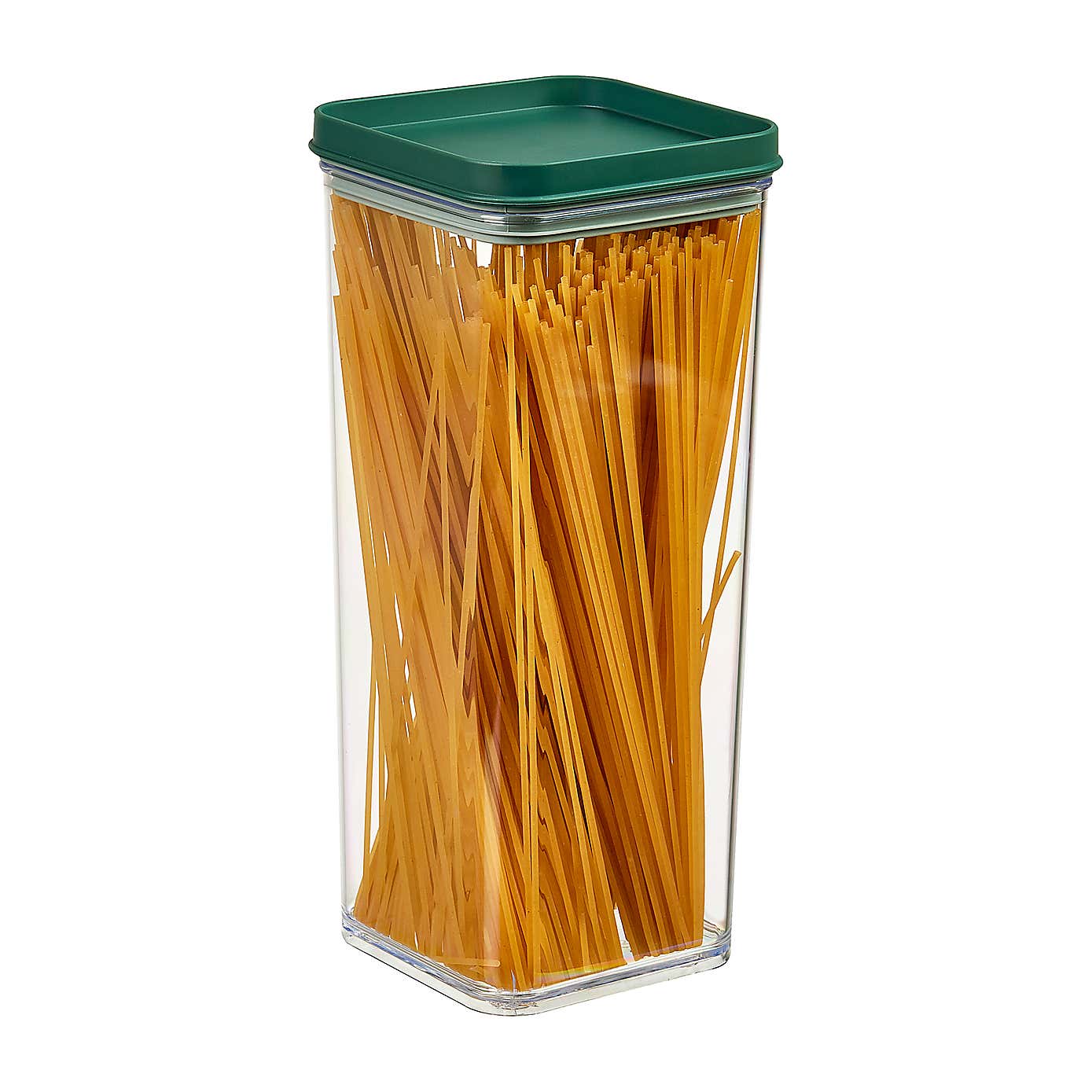 Stackable Dark Green Square Food Storage Container