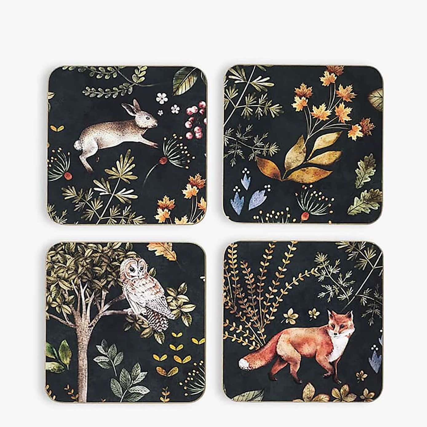 Set of 4 MM Living Briar Coasters