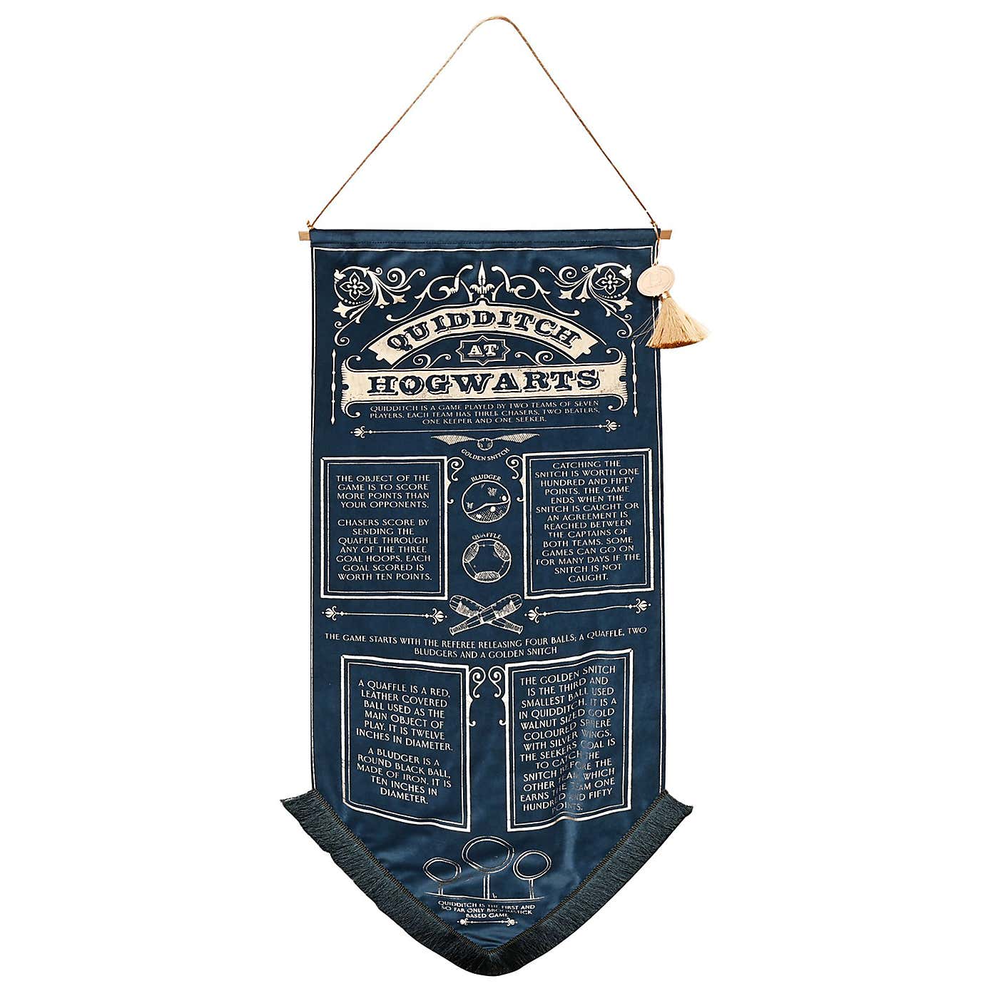 Harry Potter Quidditch Hanging Banner