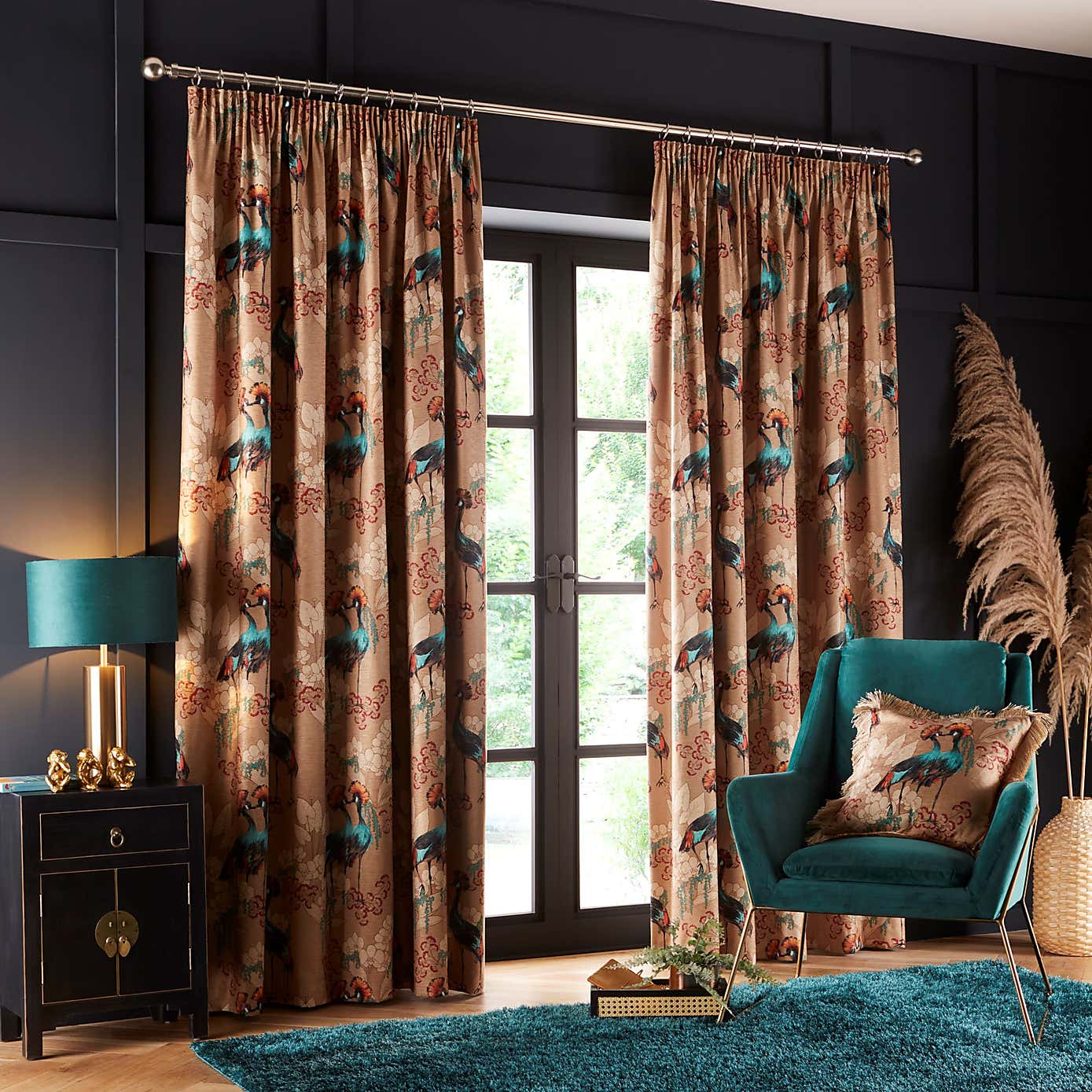 Mariba Pencil Pleat Curtains