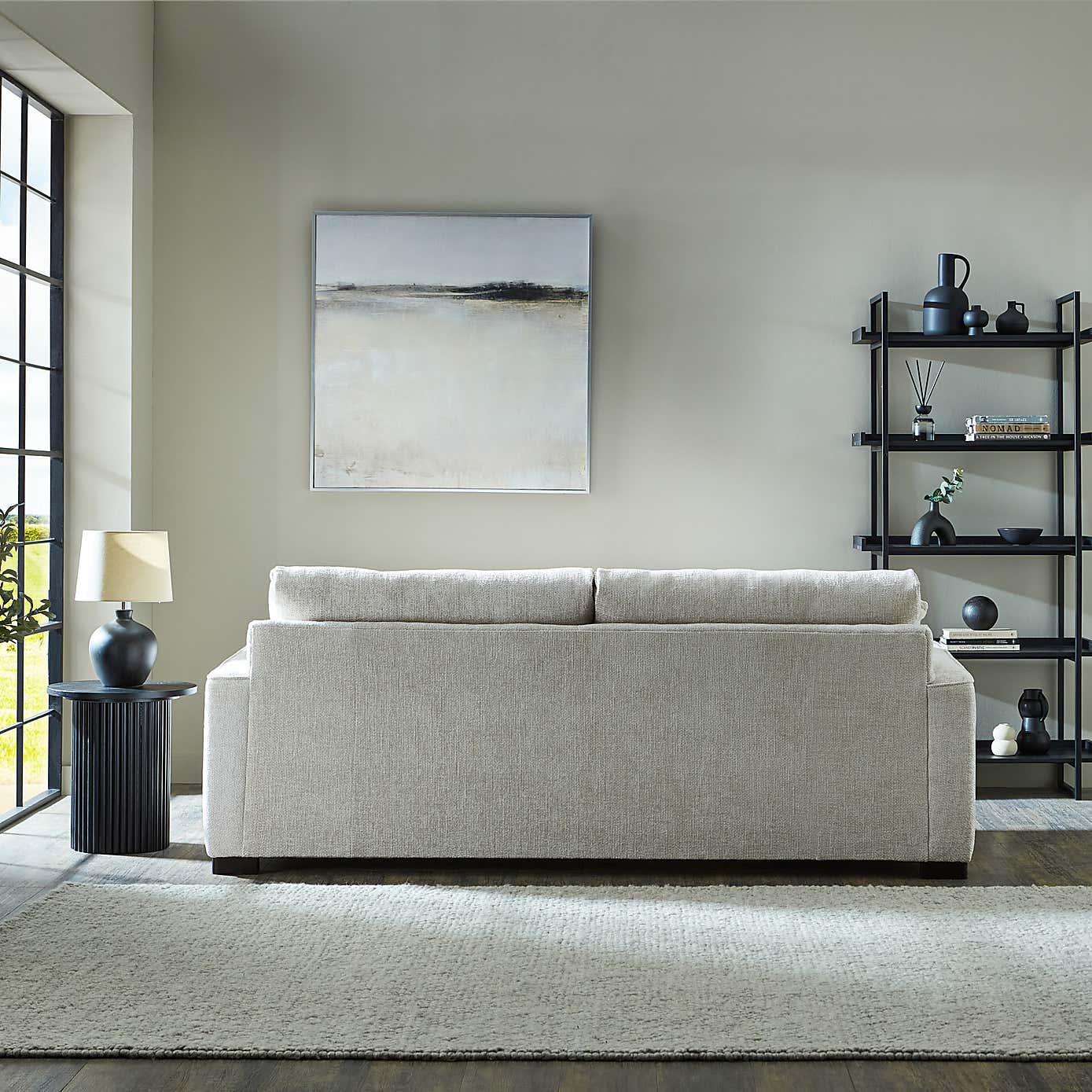 Carson Chunky Chenille 4 Seater Sofa