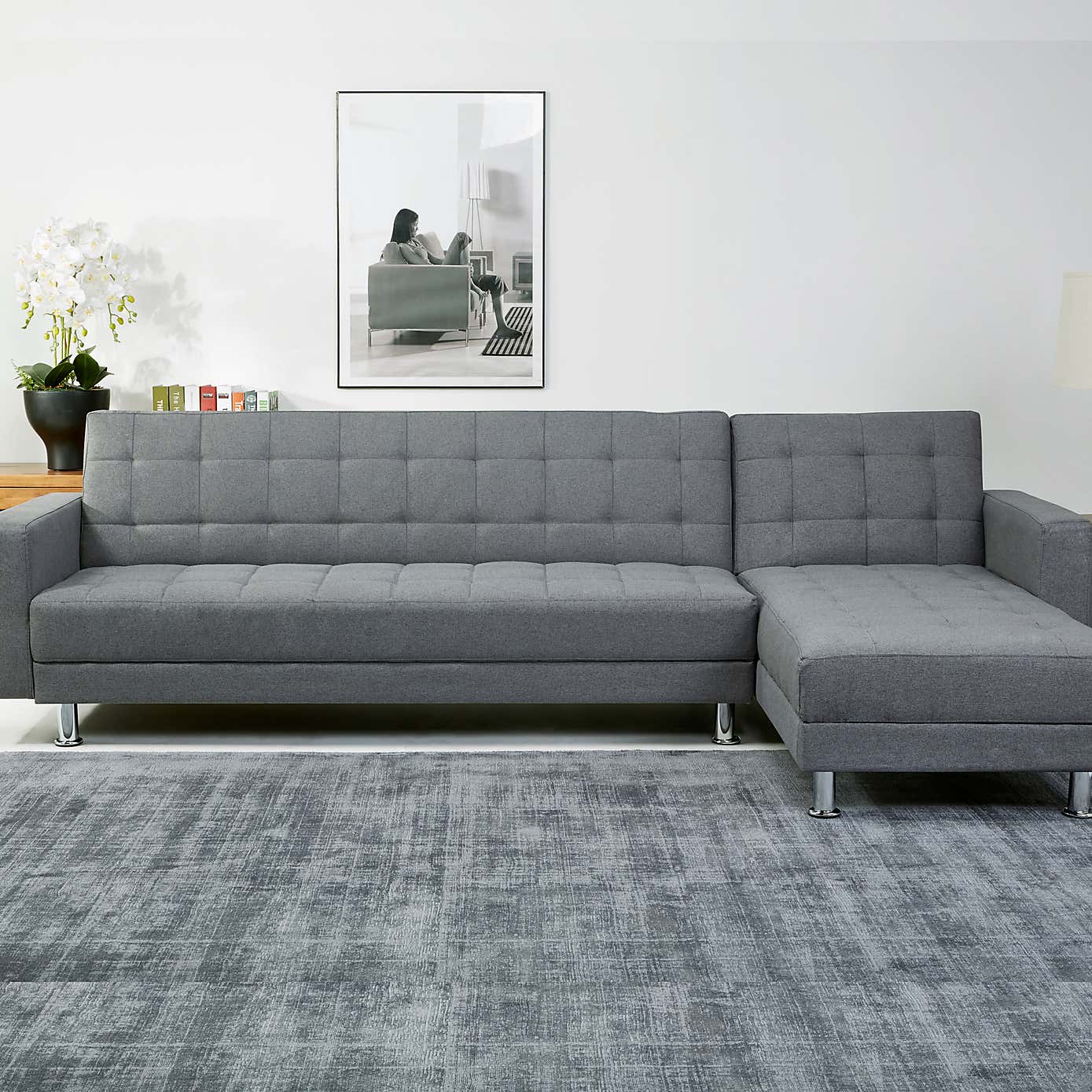 Lukas  Reversible Corner Double Sofa Bed