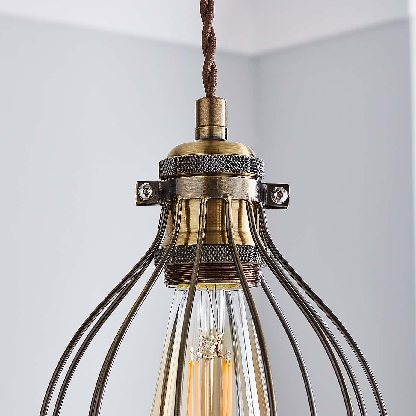 Charlie Industrial Bulb Cage