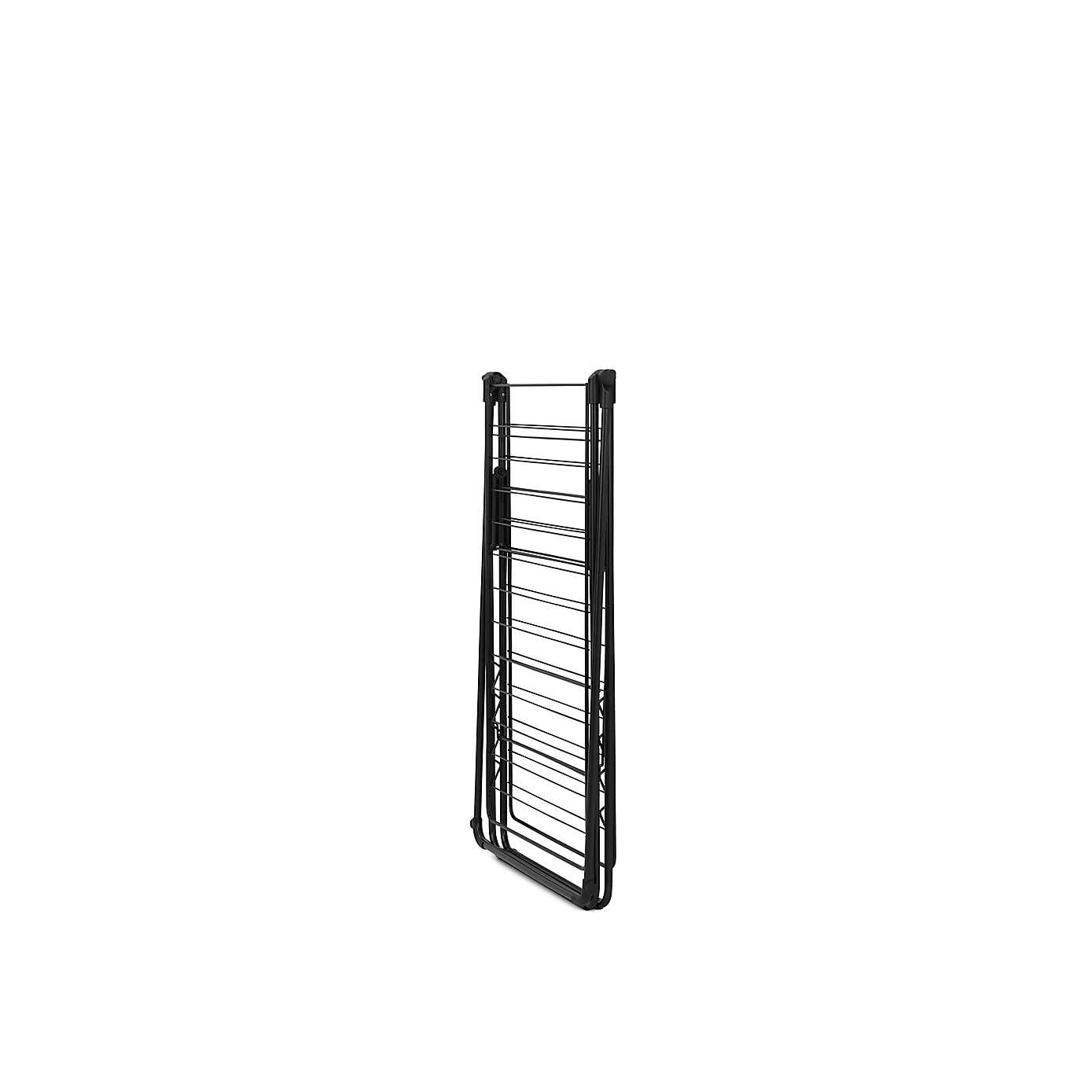 Brabantia HangOn Drying Rack with Hanging Rod 25m, Matt Black