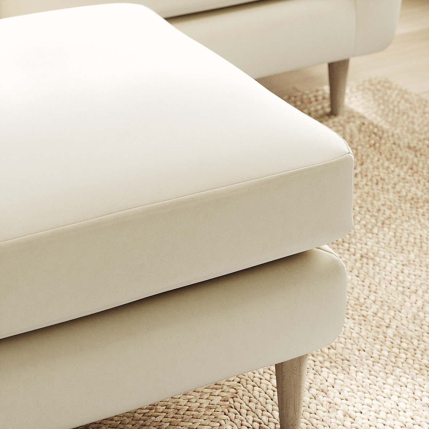 Sven Opulent Velvet Footstool