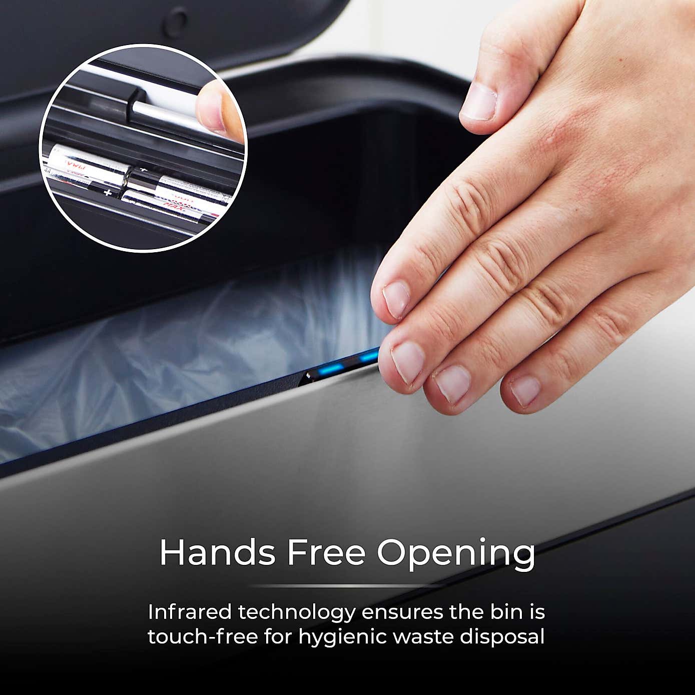 Tower Compact 60L Sensor Bin