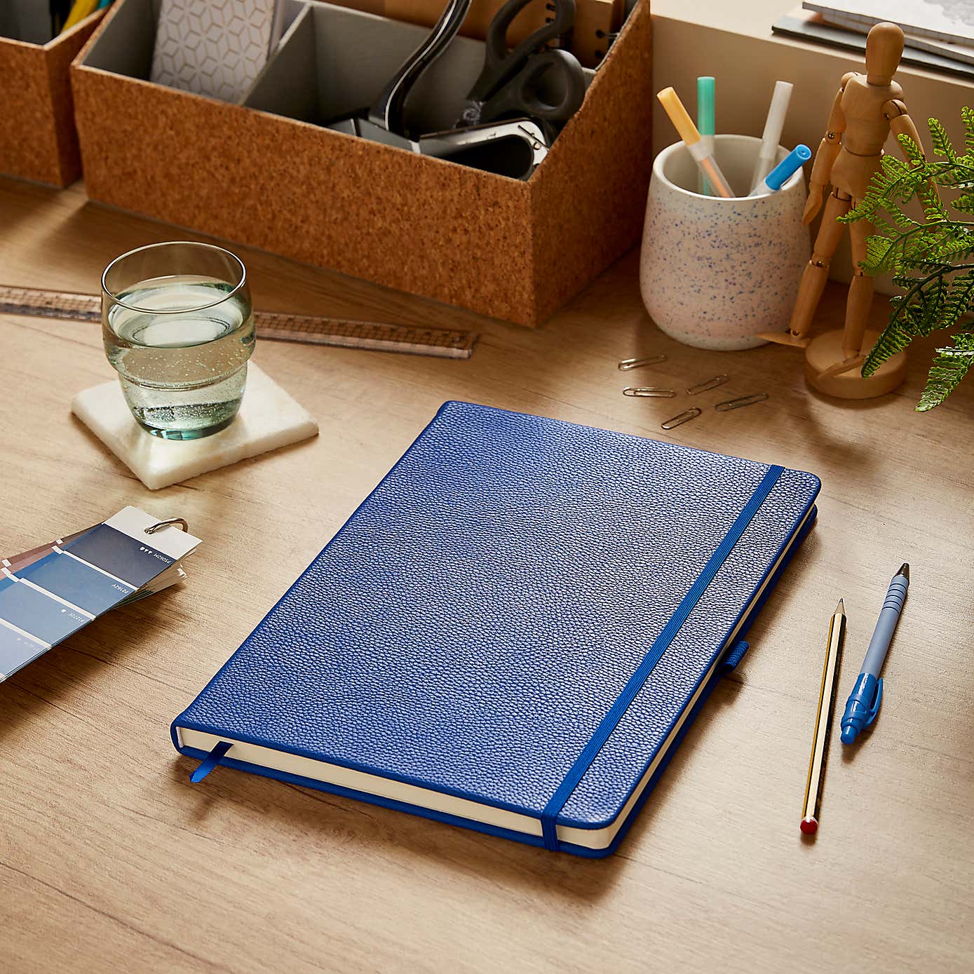 Waters and Noble Premium Faux Leather Notebook