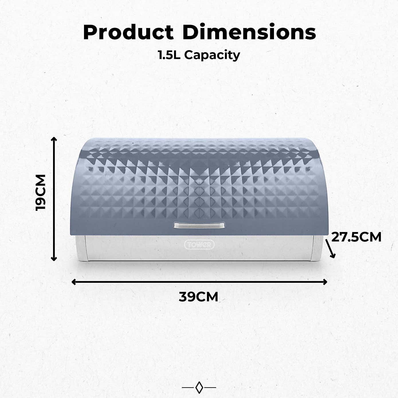 TOWER Solitaire Bread Bin