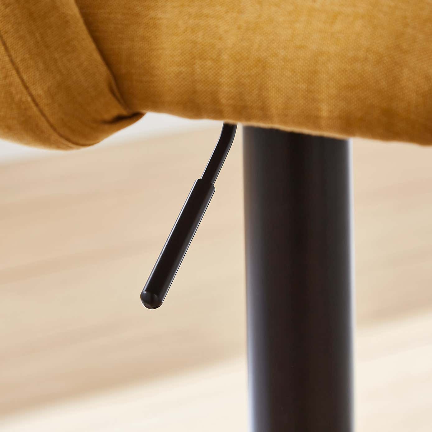 Jonas Adjustable Height Bar Stool, Fabric