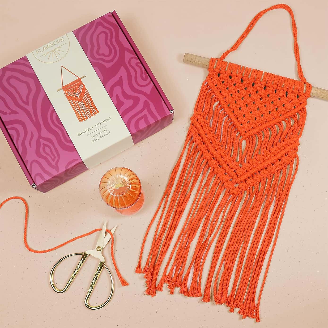 Flawsome Macrame Wall Hanging Craft Kit