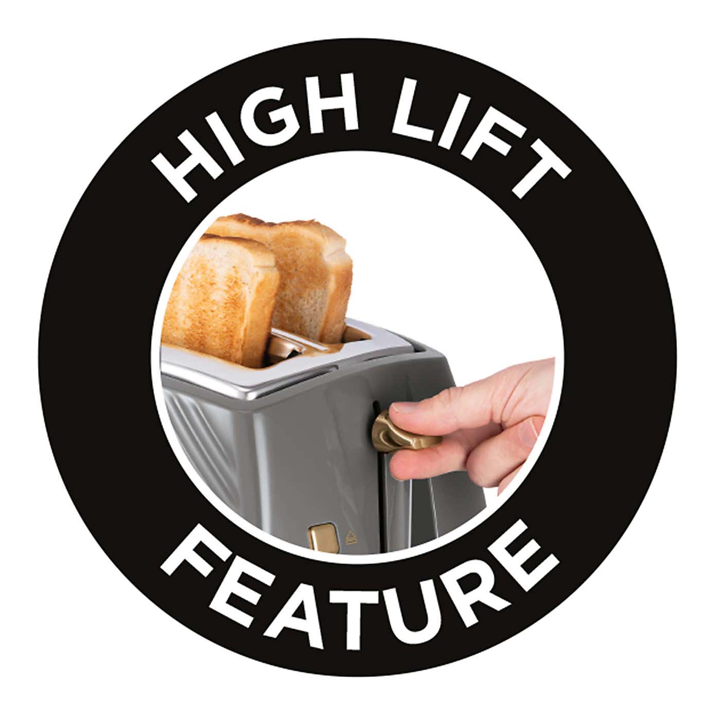 Russell Hobbs Groove 2 Slice Toaster