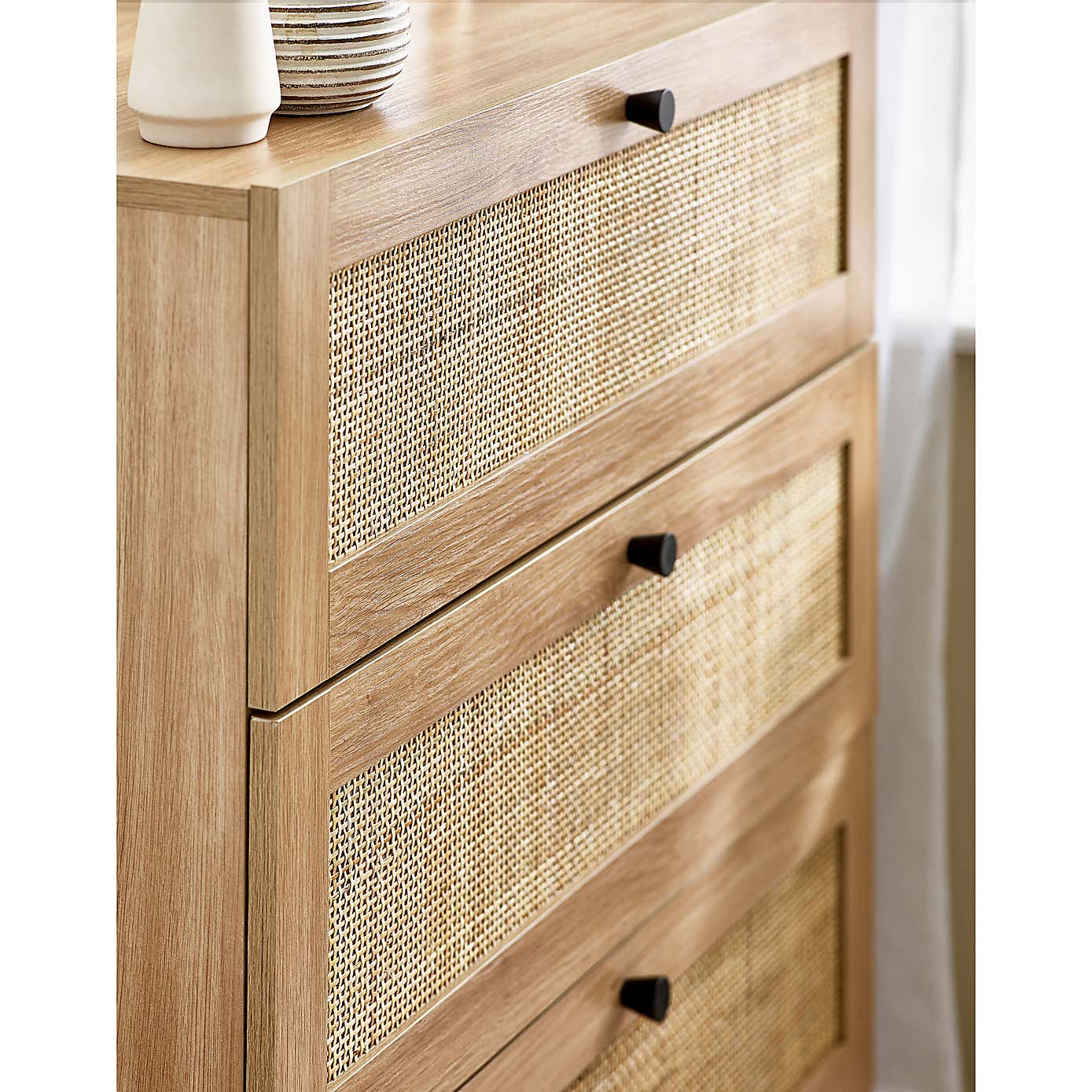 Hollis 3 Drawer Chest, Oak