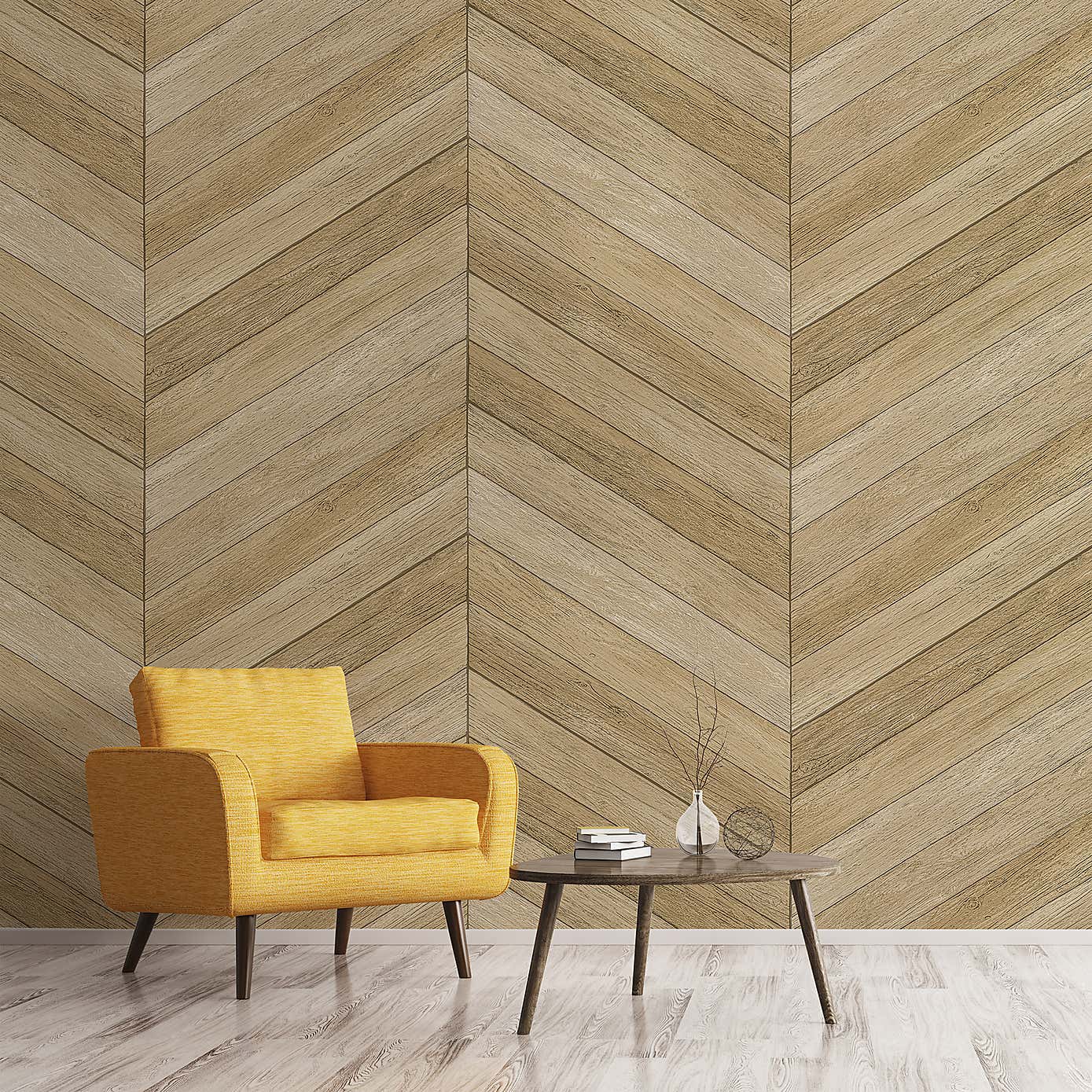 Chevron Wood Mural