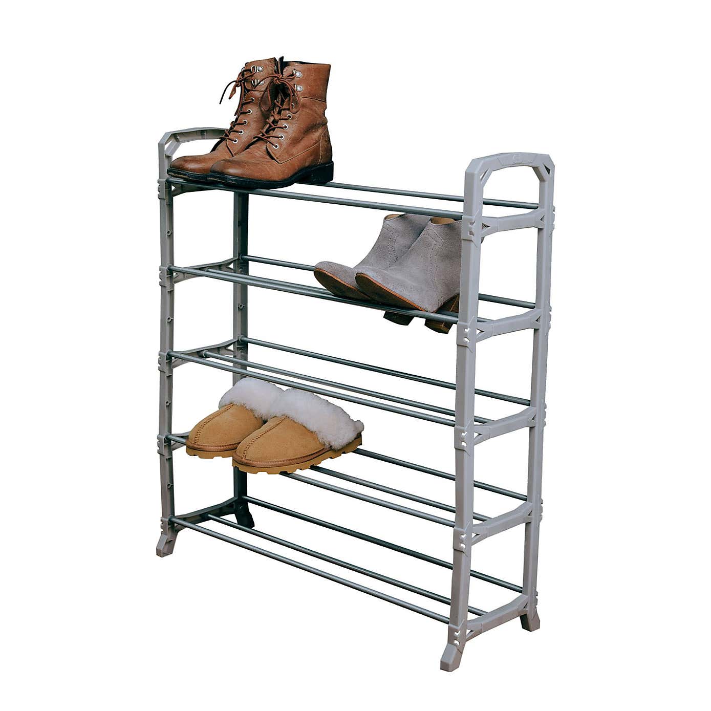 Addis Metallic 5 Tier Shoe Rack
