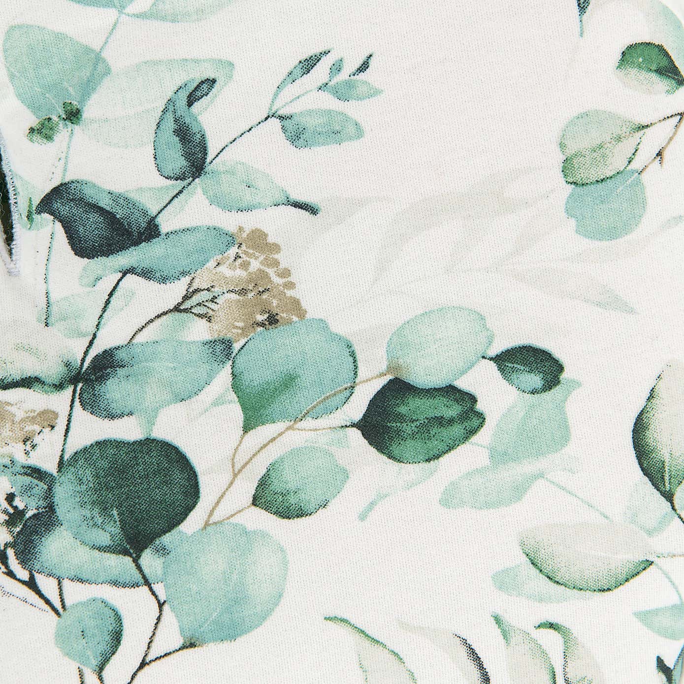 Hauck Alpha Highchair Pad, Leaves Print