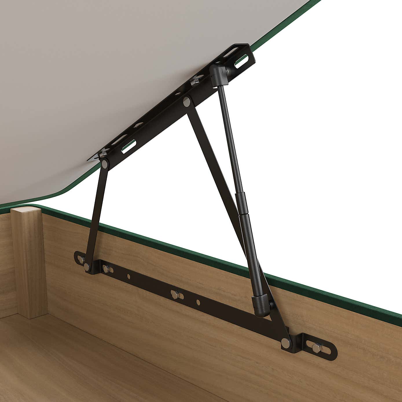 End Velvet Ottoman Base