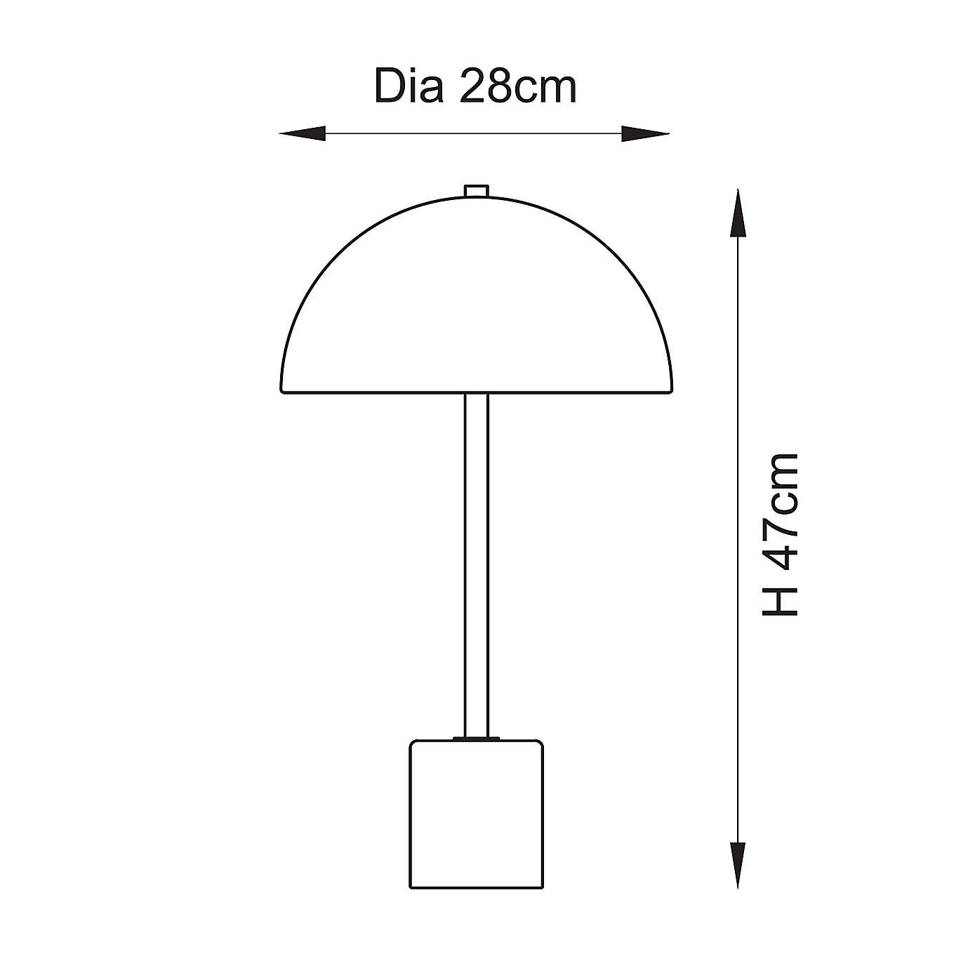 Vogue Barko Art Deco Table Lamp