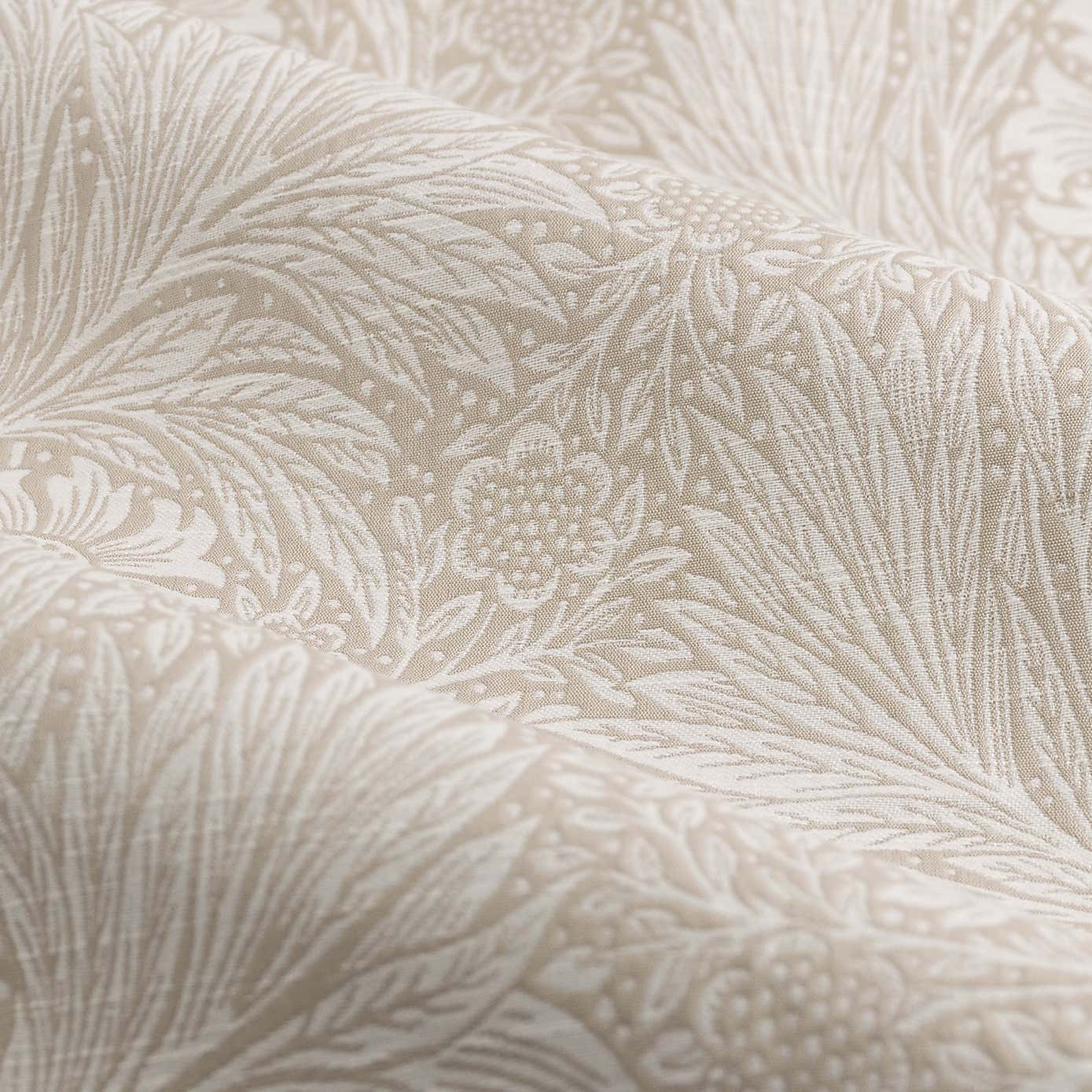 Morris & Co. Marigold Jacquard Pencil Pleat Curtains