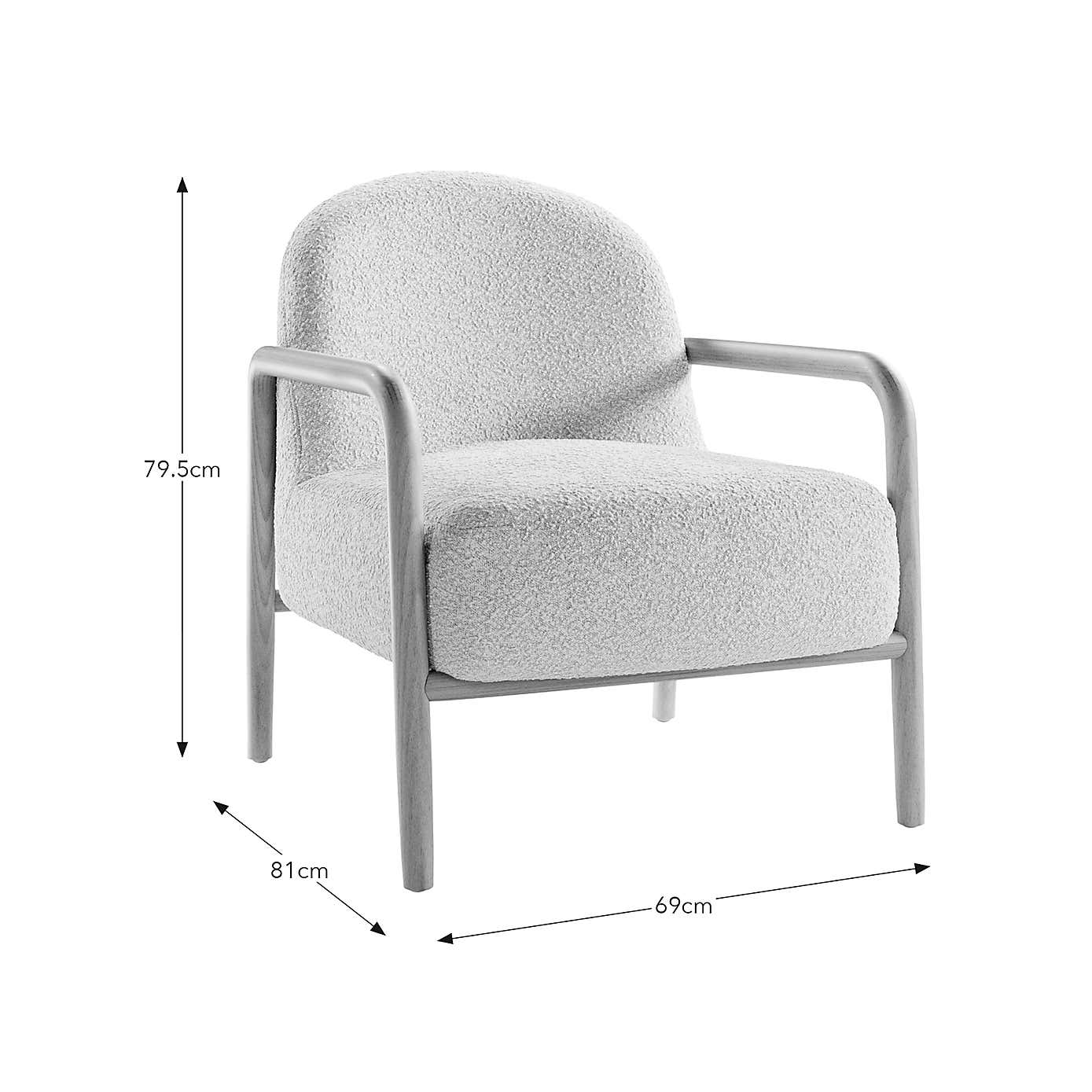 Edited Life Kristen Tonal Boucle Accent Chair