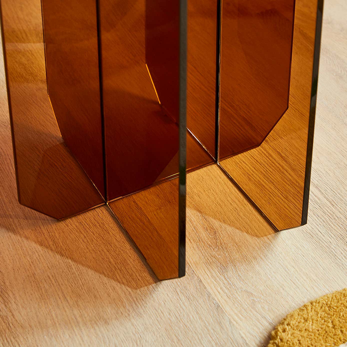 Elements Bowden Glass Side Table