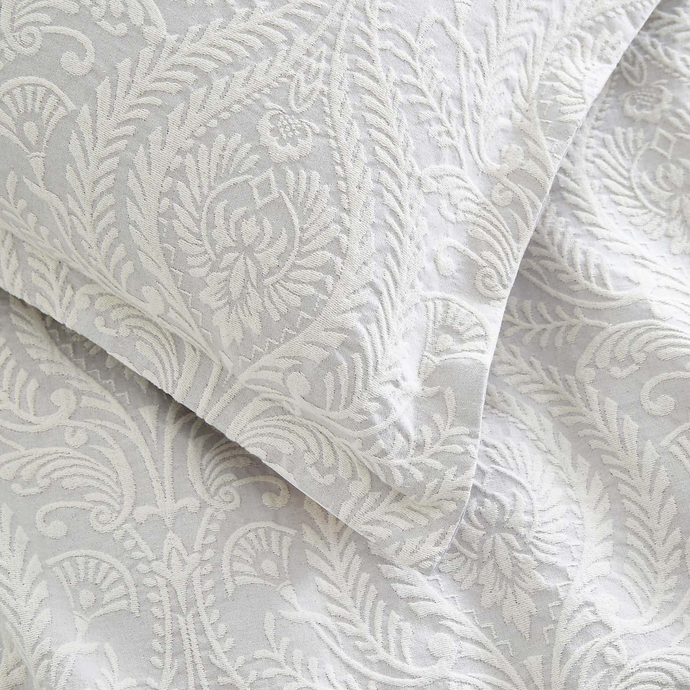 Peyton Jacquard White Oxford Pillowcase