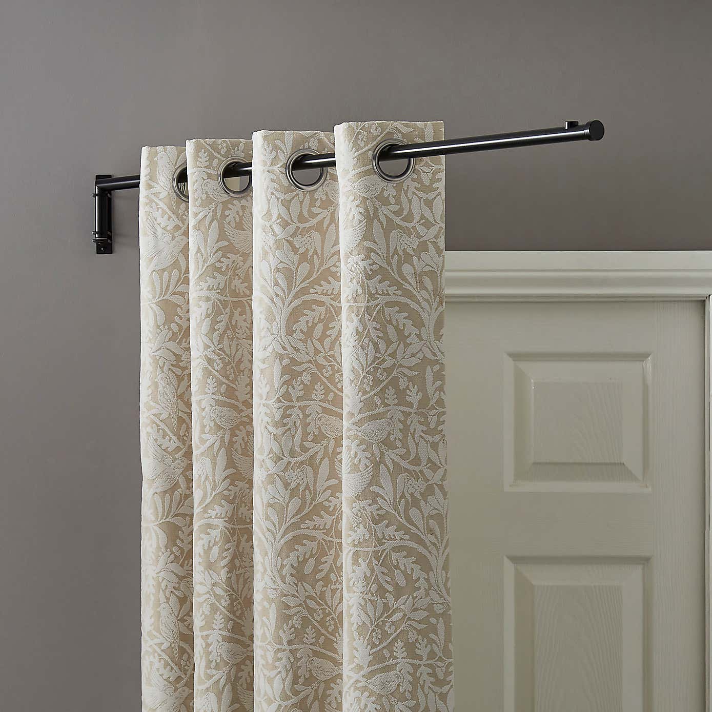 Trinity Metal Door Curtain Pole