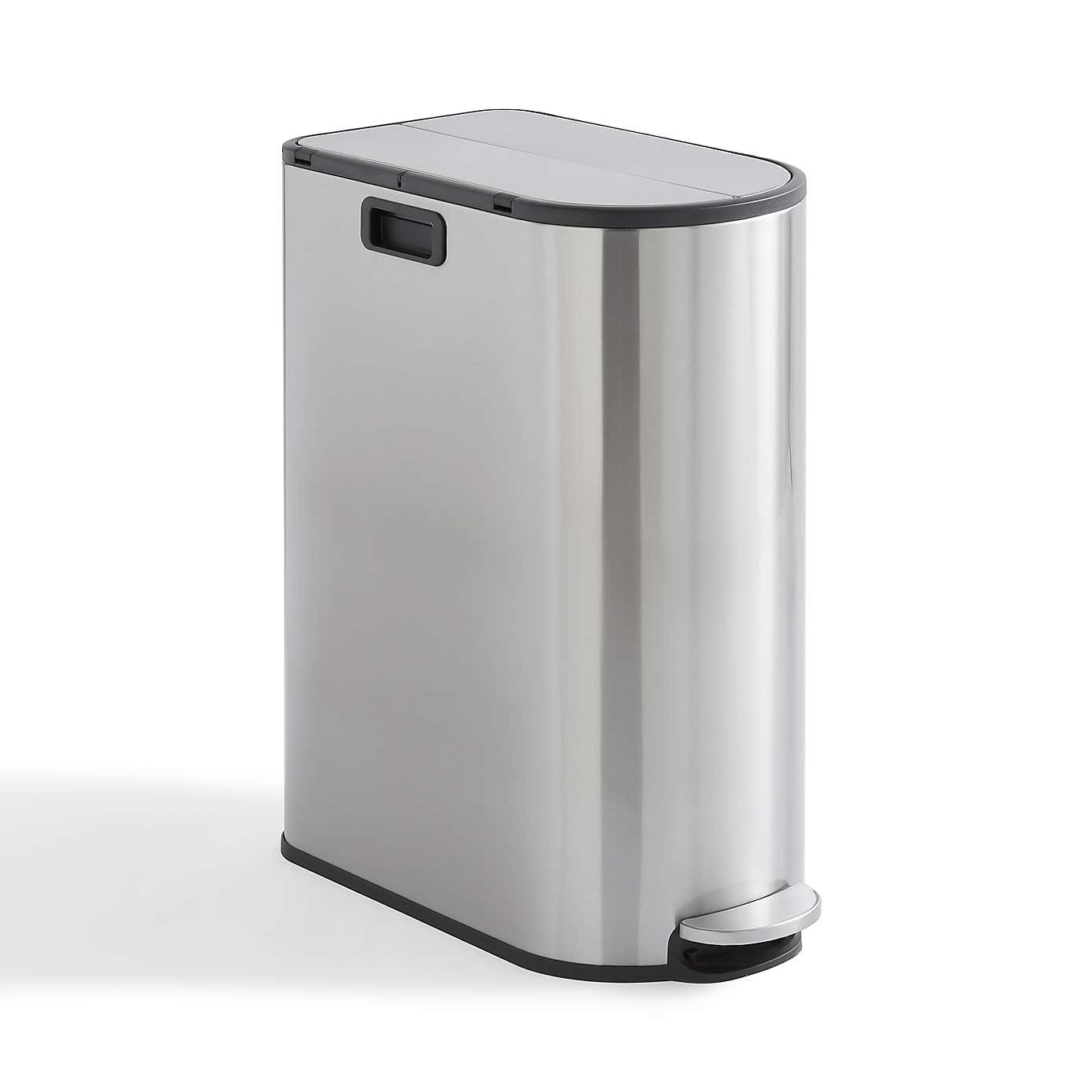 2.3 Litre Stainless Steel Recycling Bin