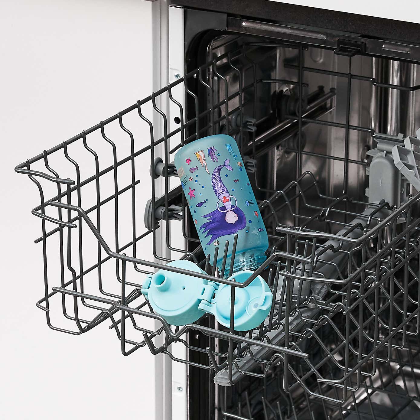 Ion8 Leak Proof Kids Mermaids Water Bottle, 350ml