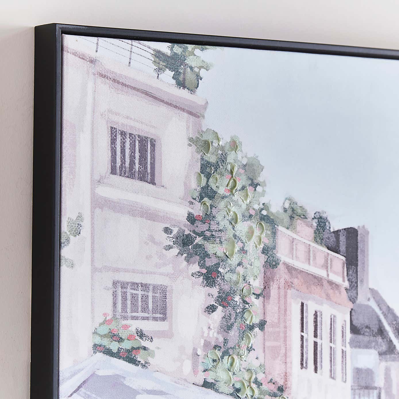 Summer City Scene Framed Print