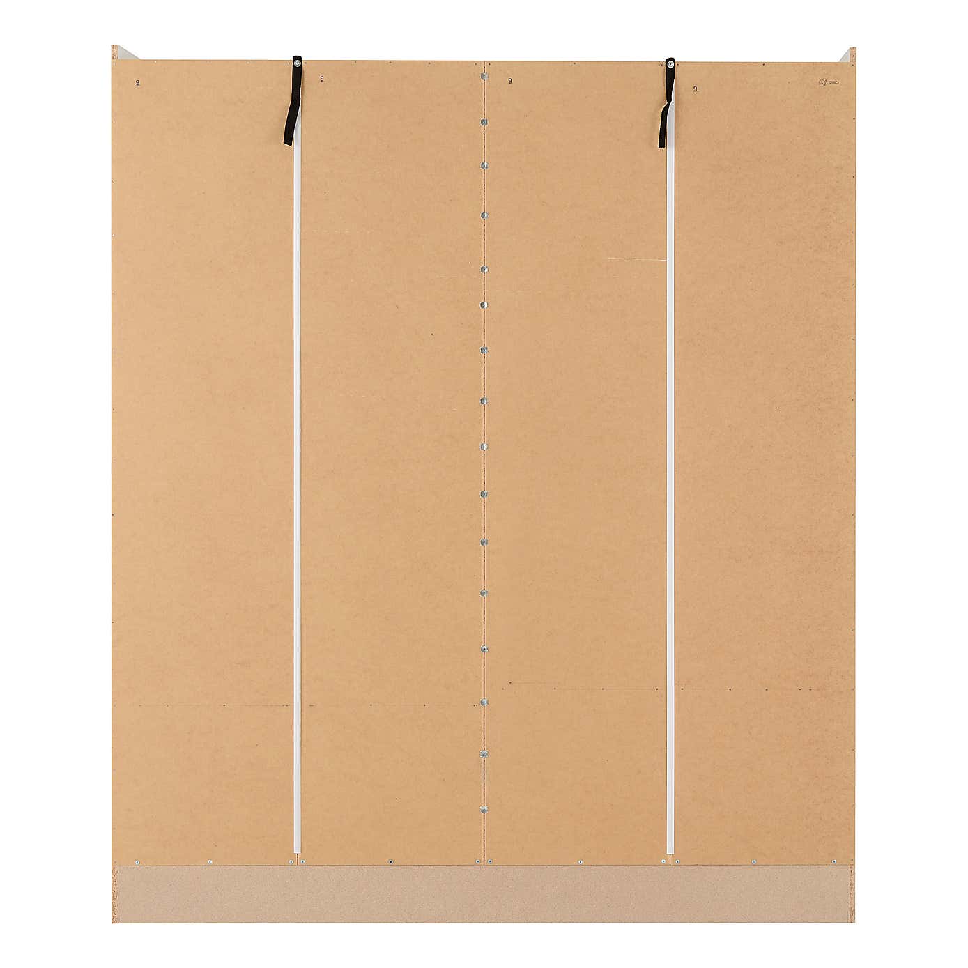 Nevada White 4 Door Wardrobe