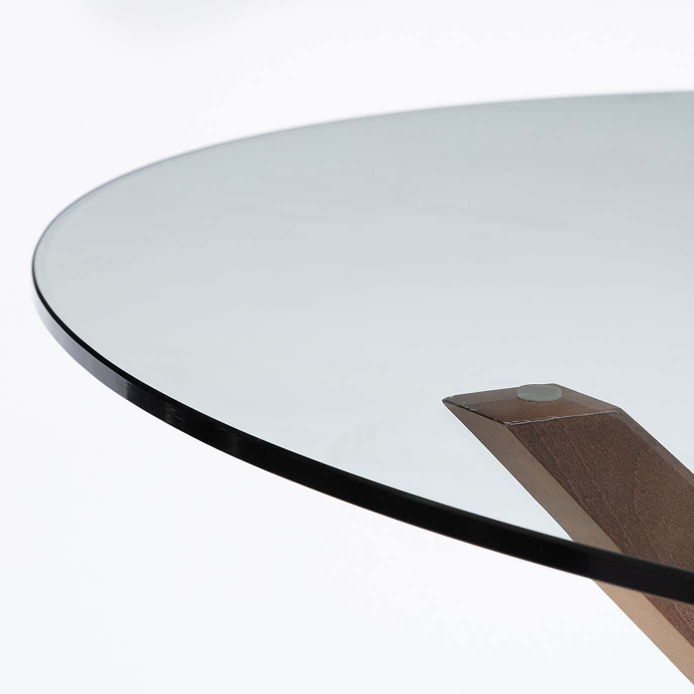 Chelsea Large Round Glass Dining Table