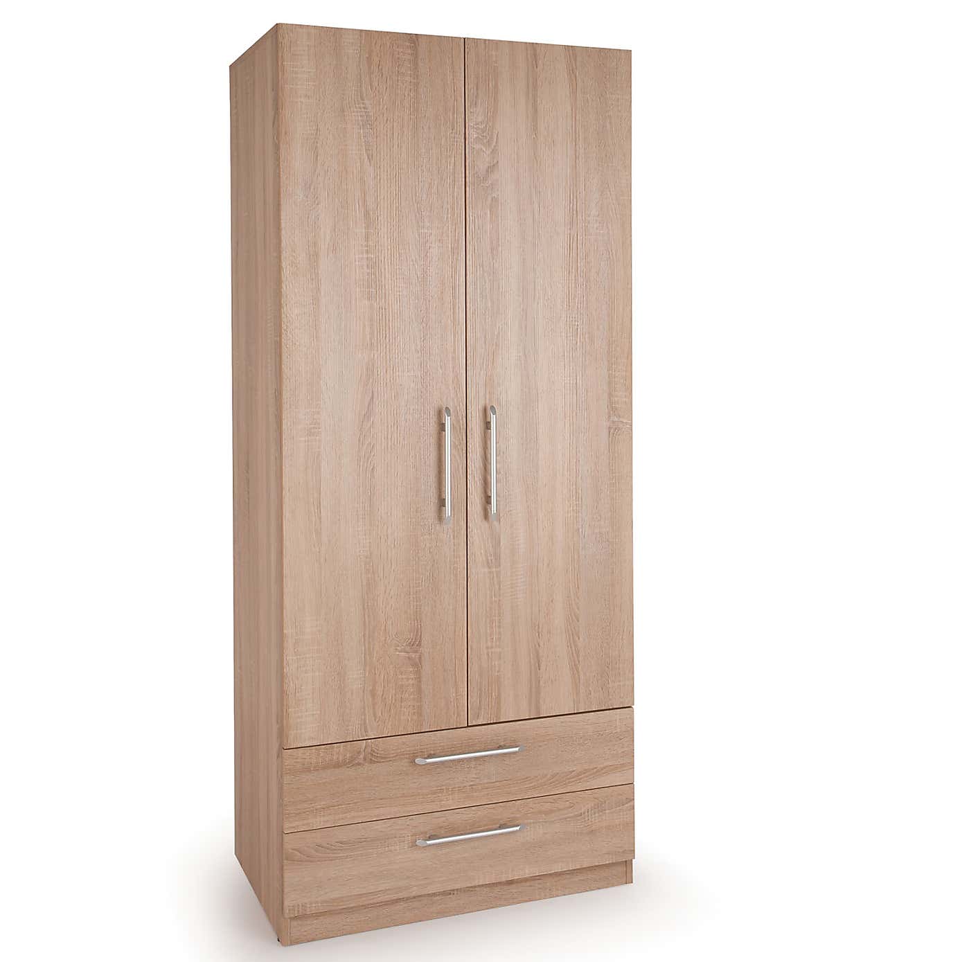 Holborn 2 Door 2 Drawer Wardrobe