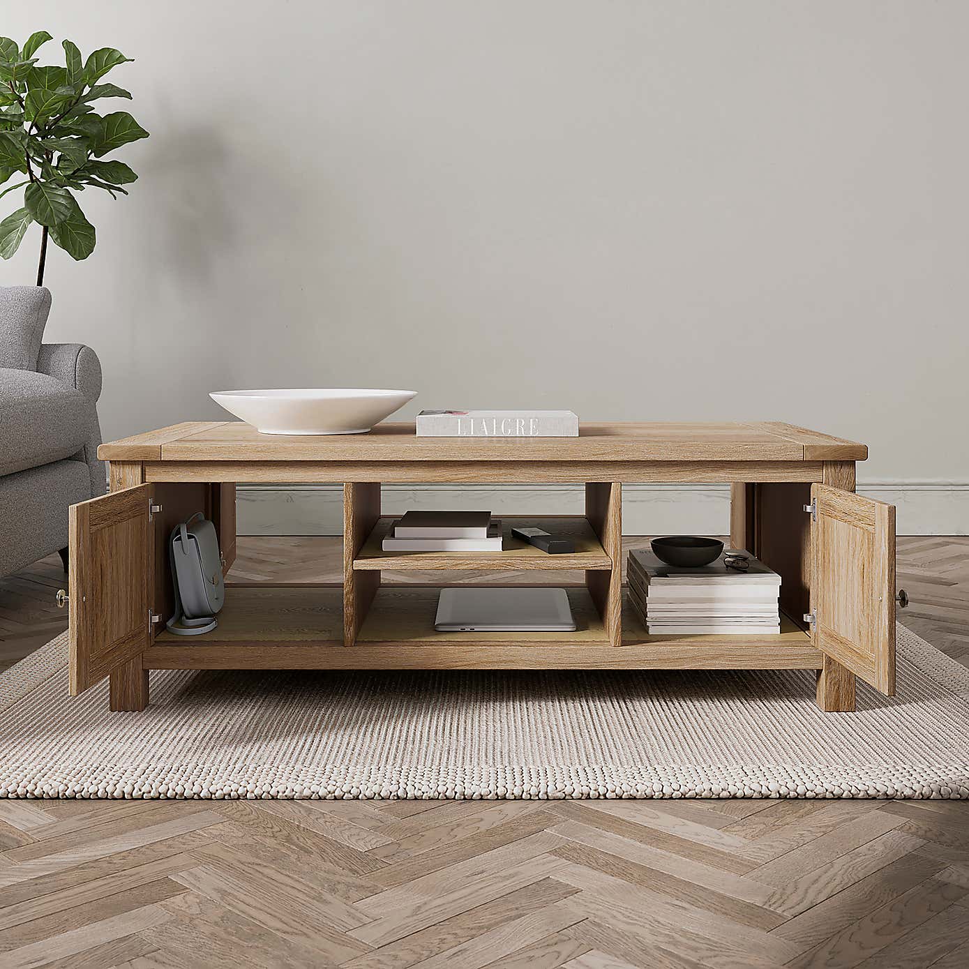 Olney Storage Coffee Table Stone