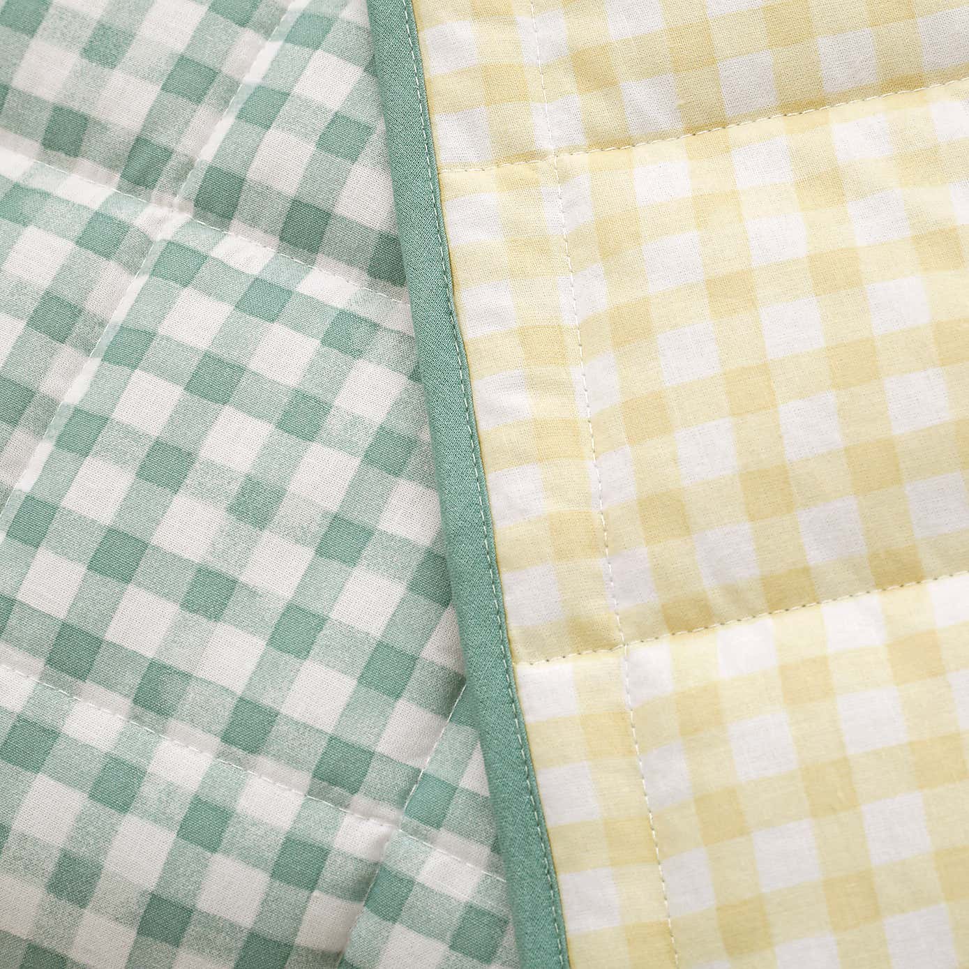 Green Gingham 4 Tog Quilt