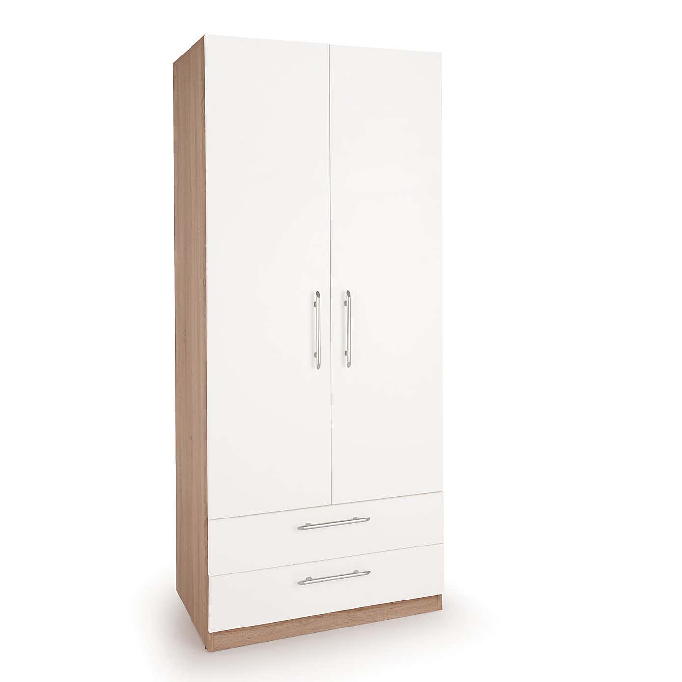 Hyde 2 Drawer Double Wardrobe