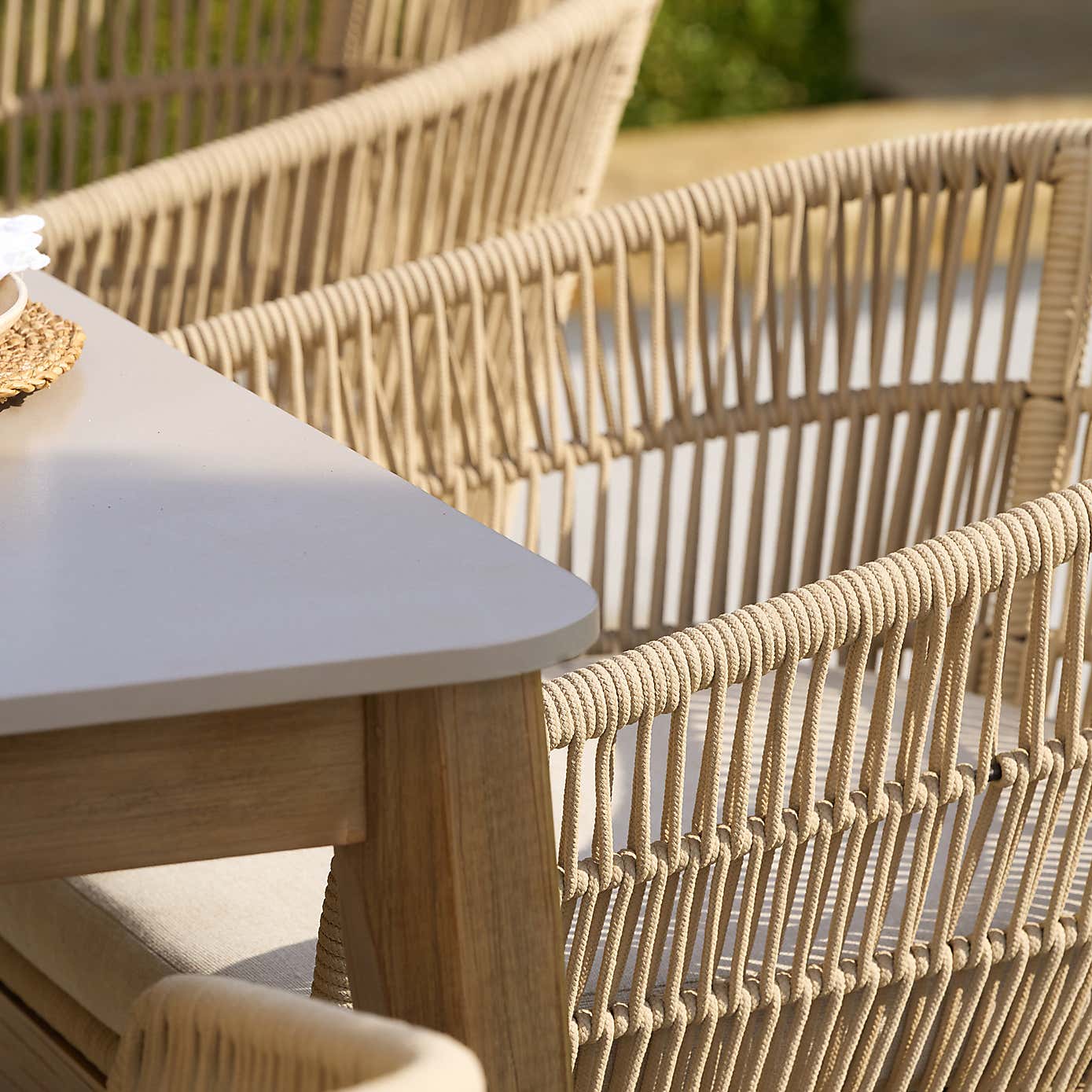 Pacific Lifestyle Moeven Outdoor 6 Seater Dining Set