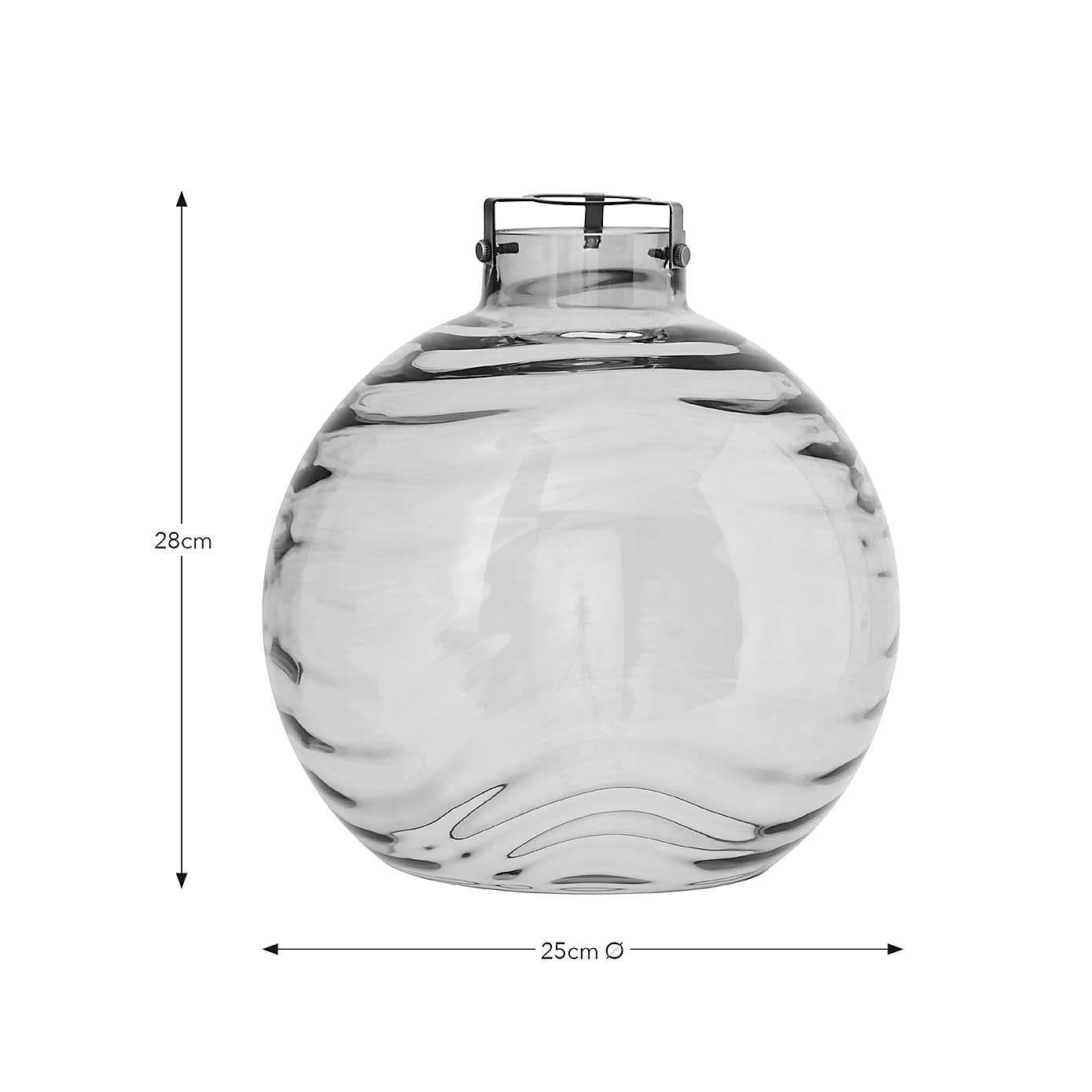 Amber Wave Easy Fit Pendant Shade