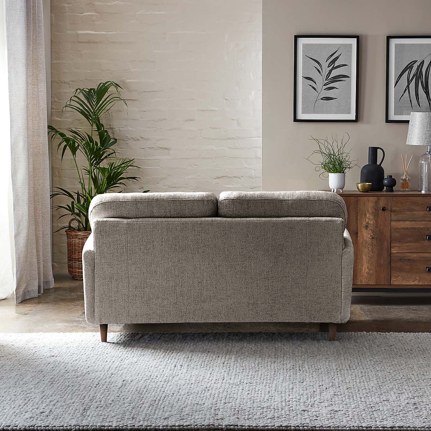 Sven Chunky Chenille 2 Seater Sofa