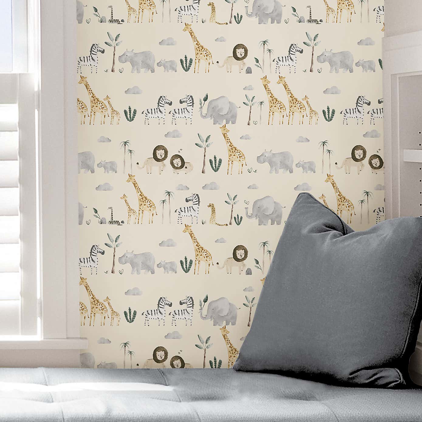 Nu Wall Self Adhesive Safari Wallpaper