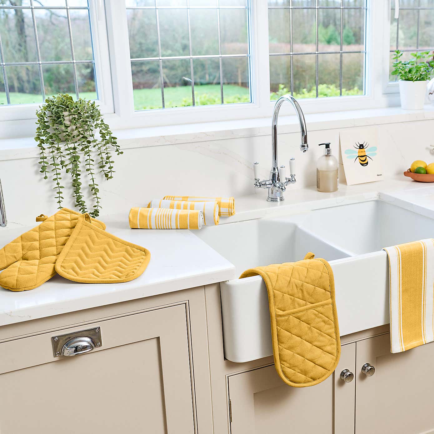 Dexam Love Colour Double Oven Gloves