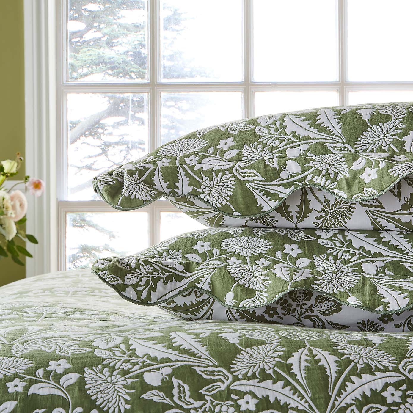 Dorma Dandelion Standard Pillowcase Pair