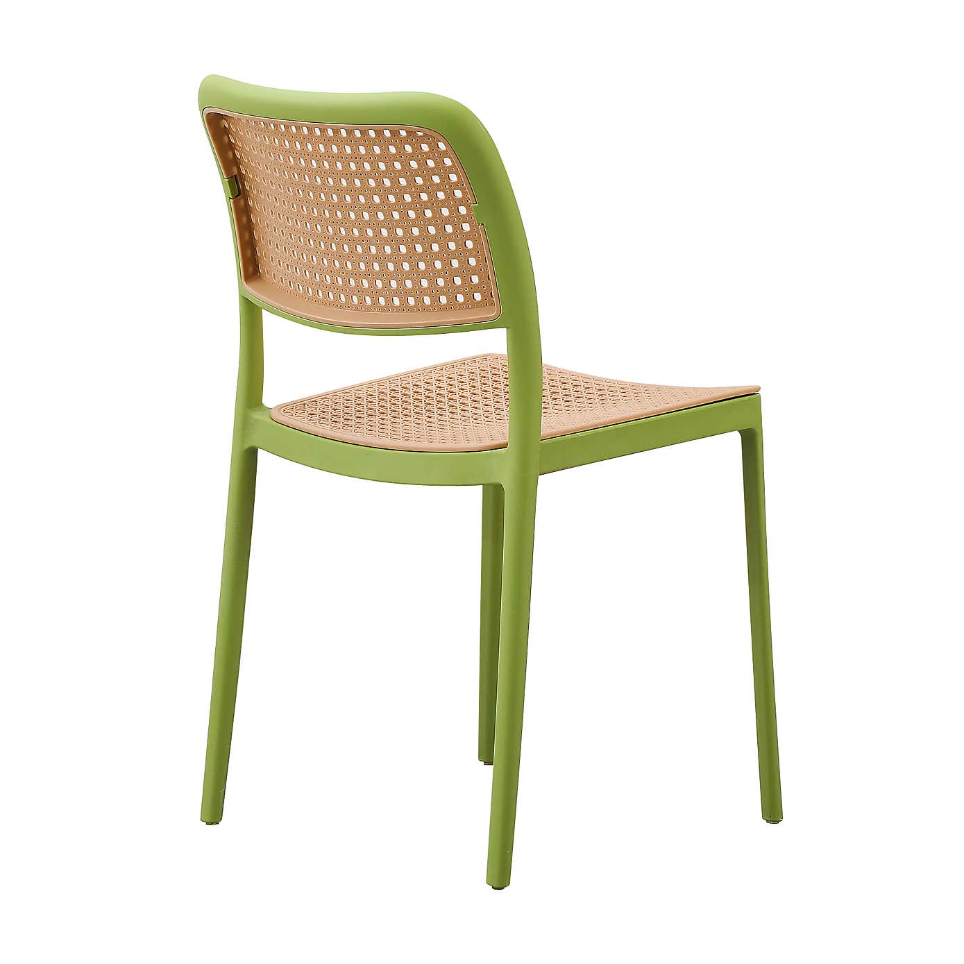 Fusion Living Plastic Cafe Dining Chair