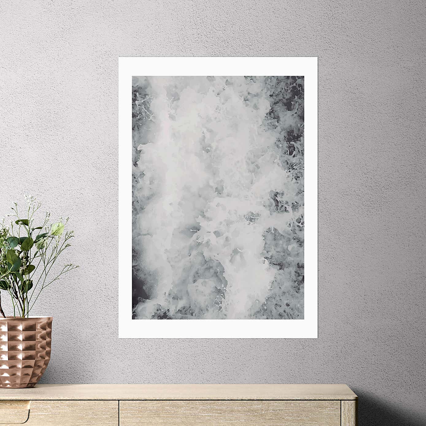 East End Prints Sea Foam Print by Rafael Farias