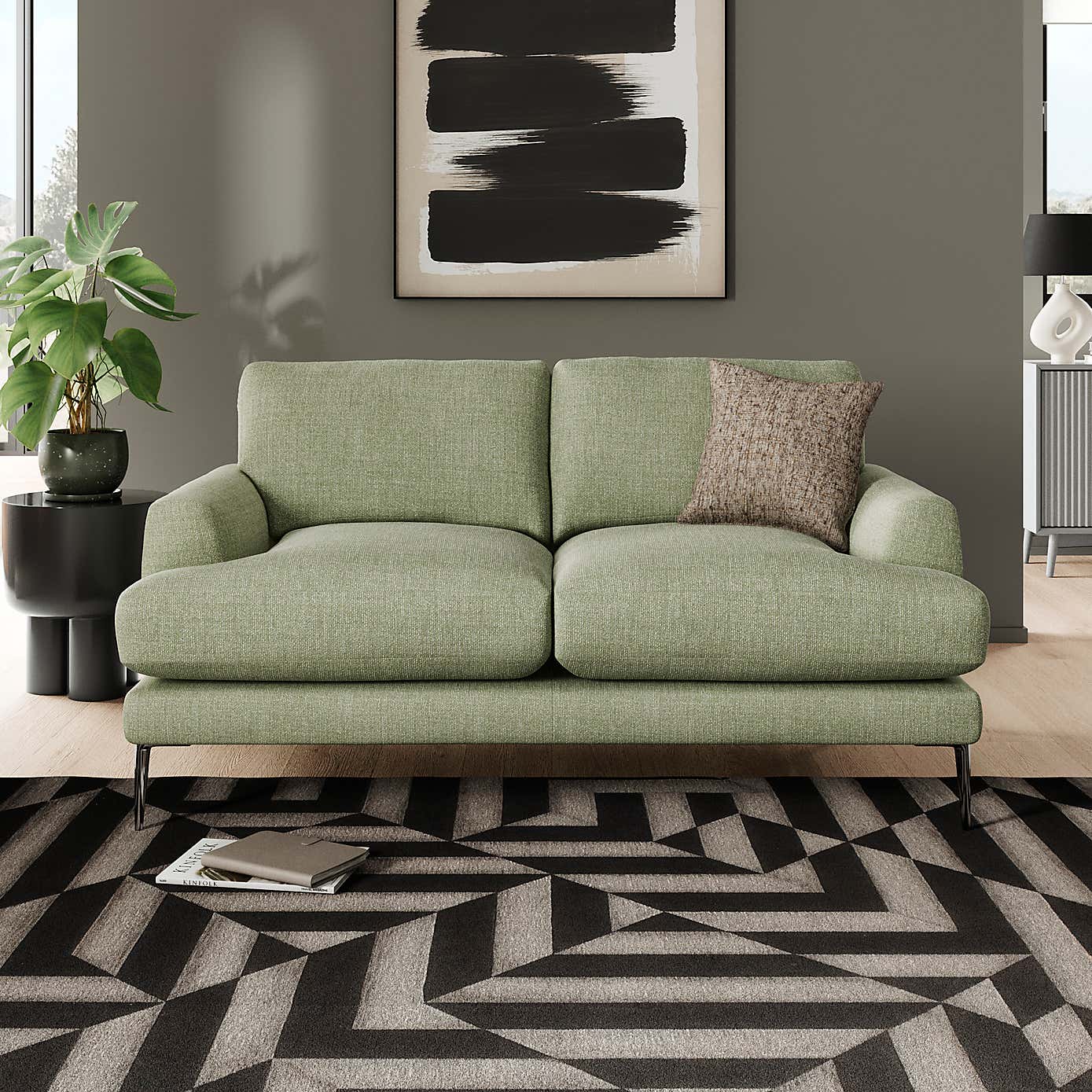 Lawson Chunky Tonal Weave 2 Seater Sofa
