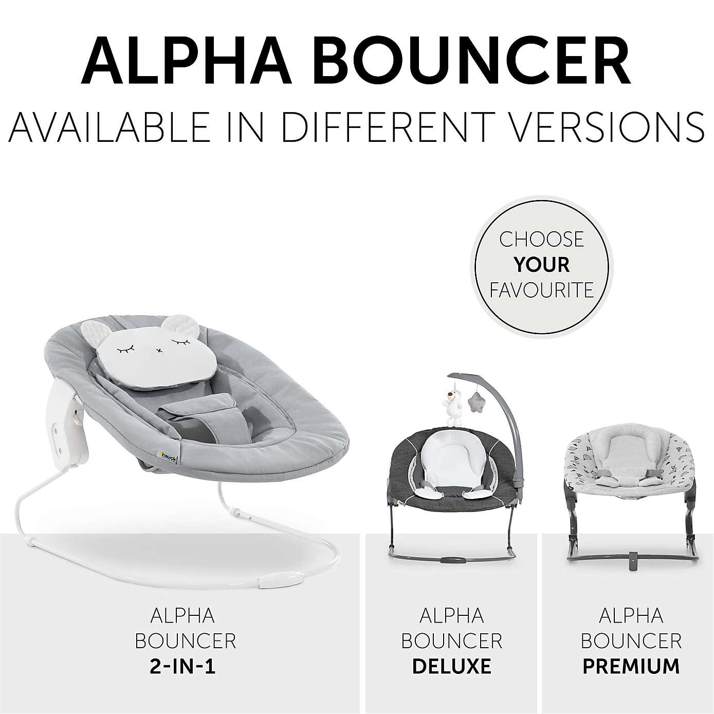 hauck Alpha 2 in 1 Bouncer