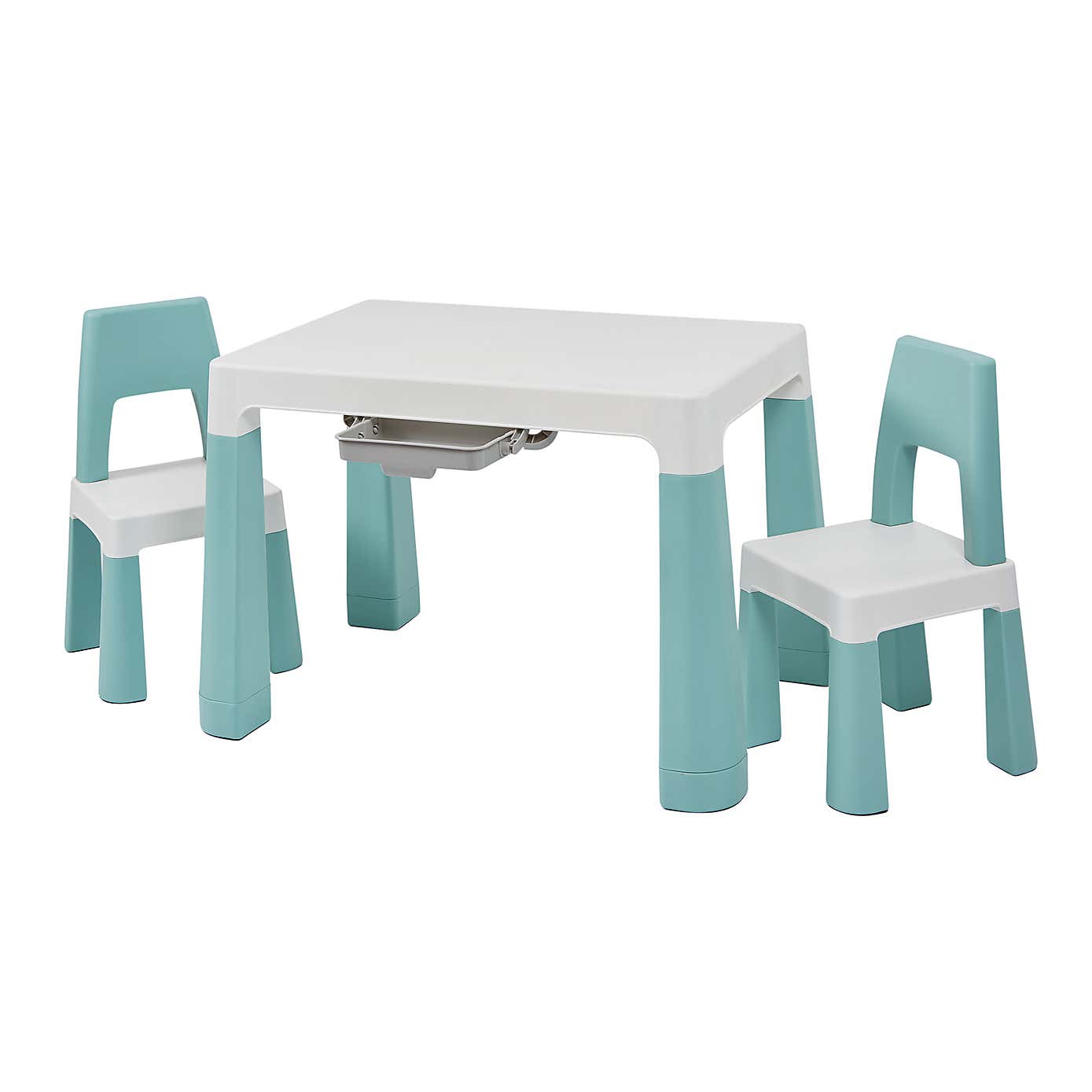 Liberty House Kids Height Adjustable Table And Two Chairs Set